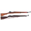 Image 1 : Two Bolt Action Military Rifles -A) Winchester Model 1917 Bolt-Action Rifle