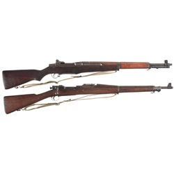Two U.S. Military Rifles -A) U.S. Springfield M1 Garand Semi-Automatic Rifle