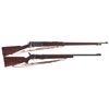 Image 1 : Two U.S. Military Bolt Action Rifles -A) Springfield Krag Model 1898 Bolt Action Rifle