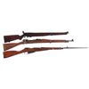 Image 1 : Three Bolt Action Military Rifles -A) U.S. Mossberg Model 42 MB Bolt Action Training Rifle with Brit