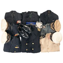 Grouping of U.S. Navy Uniforms