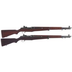 Two U.S. M1 Garand Rifles -A) U.S. Springfield M1 Garand Semi-Automatic Rifle