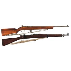 Two Rifles -A) Harrington & Richardson Reising Model 65 Semi-Automatic Rifle with Sling