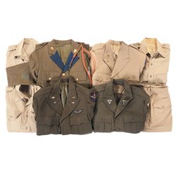 Grouping of American Military Uniforms