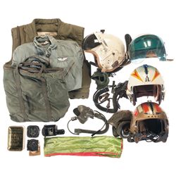 Flight Helmets, Fragmentation Armor and Airplane Instruments