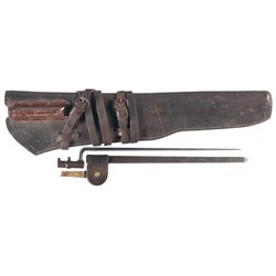 M1 Garand Scabbard and a Socket Bayonet with Sheath