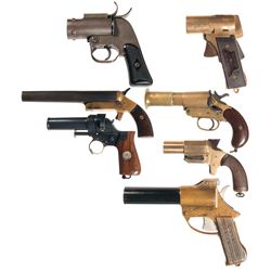 Seven Flare Pistols -A) U.S. Pyrotechnic M8 Flare Pistol