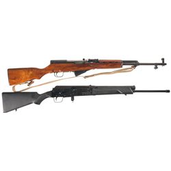 Two Semi-Automatic Long Guns -A) Chinese Norinco SKS Semi-Automatic Rifle with Sling