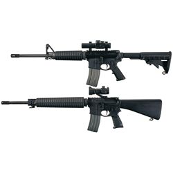 Two AR-15 Style Rifles -A) Stag Arms Stag-15 Semi-Automatic Rifle with Bushnell Dot Scope