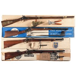 Four Boxed Replica Long Guns -A) Navy Arms Company Model 1841 Percussion Rifle