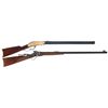 Image 1 : Two Rifles -A) Uberti Henry Lever Action Rifle