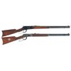 Image 1 : Two Winchester Lever Action Rifles -A) Winchester Model 1886 Lever Action Rifle