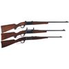 Image 1 : Three Savage Model 99 Lever Action Rifles -A) Savage Model 99-R Heavy Stocked Lever Action Rifle