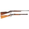 Image 1 : Two Winchester Lever Action Long Guns -A) Winchester Model 53 Lever Action Rifle