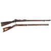 Image 1 : Two Antique Rifles -A) Springfield Model 1888 Trapdoor Rifle