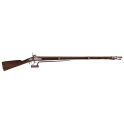 1848 Dated Harpers Ferry Model 1842 Percussion Musket with Bayonet