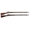 Image 1 : Two U.S. Martial Long Guns -A) Harpers Ferry Model 1842 Percussion Musket