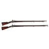 Image 1 : Two Flintlock Muskets -A) Belgian Flintlock Musket