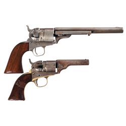 Two Colt Conversion Revolvers -A) Colt Model 1860 Richards-Mason Conversion Army Revolver