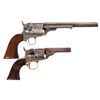Image 1 : Two Colt Conversion Revolvers -A) Colt Model 1860 Richards-Mason Conversion Army Revolver