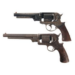Two Starr Revolvers -A) Starr Model 1858 Double Action Revolver