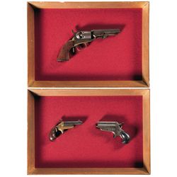 Three Antique Handguns -A) Colt Model 1849 Percussion Revolver