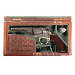 Colt Model 1849 3 1/2" Round Barrel Cartridge Conversion Revolver with Case