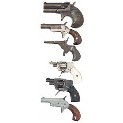 Six Handguns -A) Remington Type III Derringer