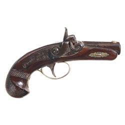 Henry Derringer Percussion Pistol with Memphis Merchant Markings