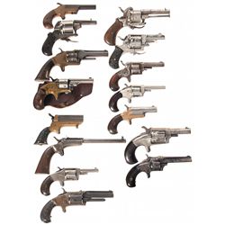 Fifteen Hand Guns -A) O.K. Single Shot Derringer