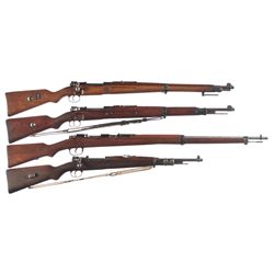 Four Bolt Action Military Longarms -A) Warszawa Model K98A Bolt Action Rifle