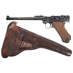 DWM 1918 Dated Artillery Luger Pistol with Holster
