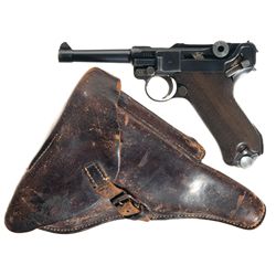 Mauser "S/42" Code, "1937" Date Luger Pistol with Holster