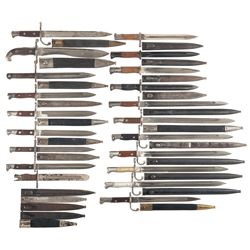 Twenty-Four Bayonets and a Large Knife