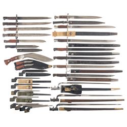 Grouping of Mostly British Bayonets