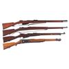 Image 1 : Four Military Bolt Action Rifles -A) Steyr Gewehr 88 Bolt Action Rifle