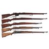Image 1 : Five Bolt Action Military Rifles -A) Argentine Mauser Model 1891 Bolt Action Rifle