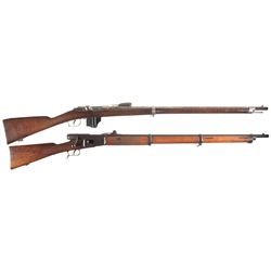 Two Bolt Action Military Rifles -A) Dutch Beaumont Model 1874 Bolt Action Rifle