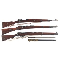 Three European Rifles -A) Nazi Occupation Luftwaffe Marked Steyr "660/ 1939" Code G29/40 Bolt Action
