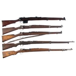 Five Military Bolt Action Longarms -A) Ishapore Model 2A Bolt Action Rifle