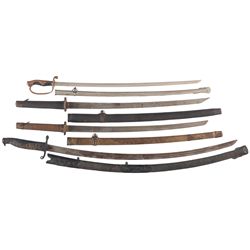 Four Japanese-Style Swords