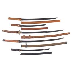 Five Japanese Swords