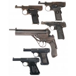 Five Semi-Automatic Pistols and One Air Gun -A) Harrington & Richardson Self-Loader Semi-Automatic P