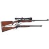 Image 1 : Two Sporting Rifles -A) Ruger No. 1 Falling Block Rifle with Scope and Sling