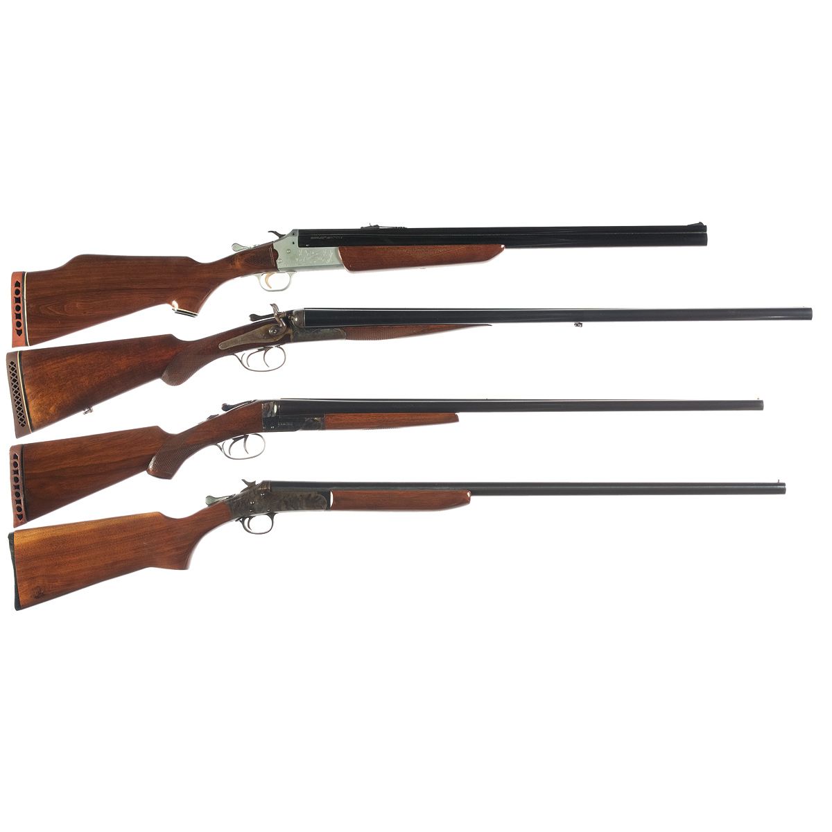 One Combination Gun and Three Shotguns A) Savage Model 24BDL