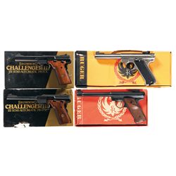 Four Semi-Automatic Target Pistols -A) Browning Challenger III Semi-Automatic Pistol