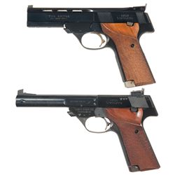 Two High Standard Semi-Automatic Pistols -A) High Standard The Victor Semi-Automatic Pistol