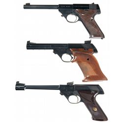 Three High Standard Semi-Automatic Target Pistols -A) Flite-King