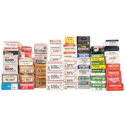 Grouping of Boxed Handgun Ammunition