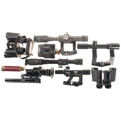 Collection of Scopes and Binoculars